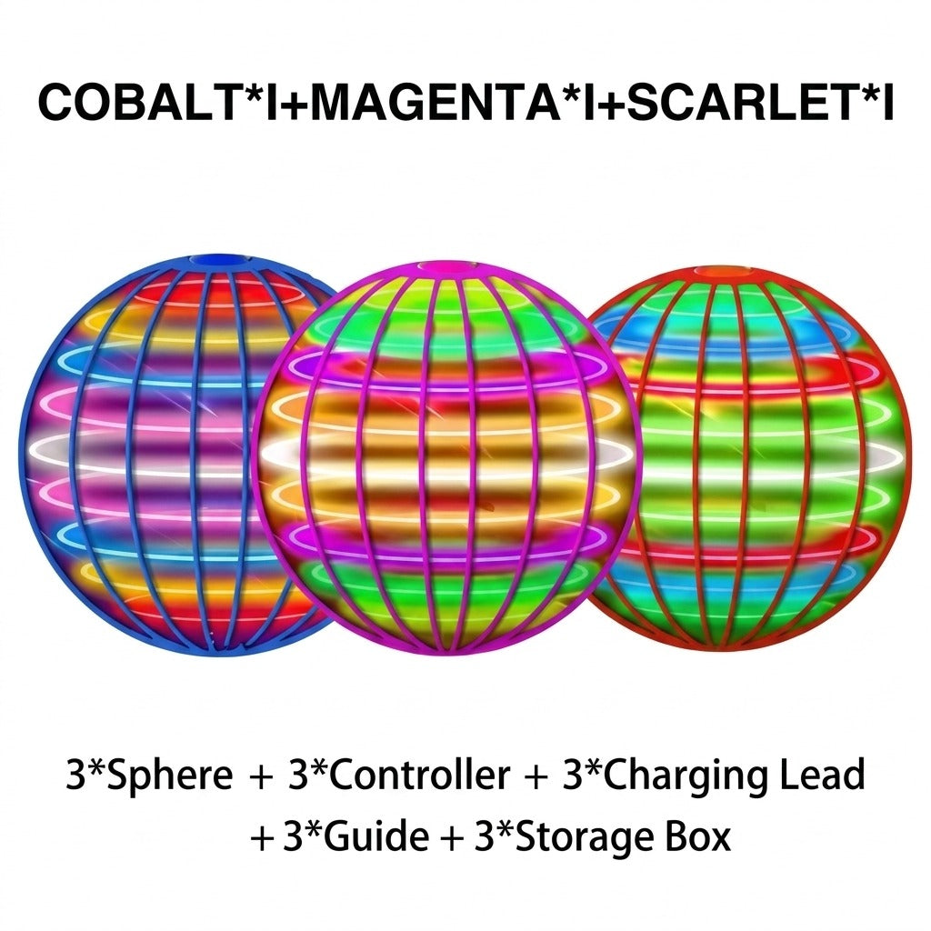flying orb ball boomerang hover LED