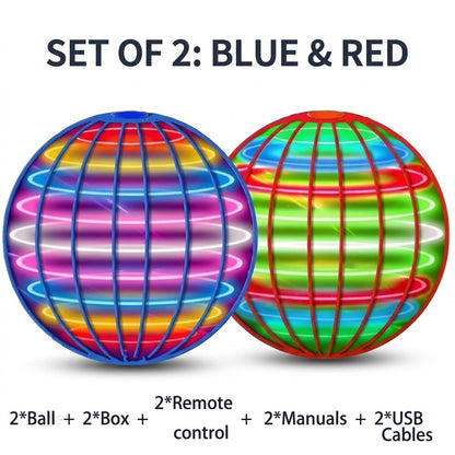 flying orb ball boomerang hover LED