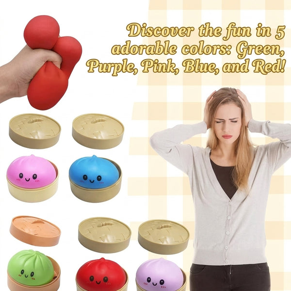 Squishy Dumpling Mystery Box —  Slow Rising Stress Relief Fidget  Toy | Surprise Gift for Kids