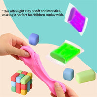 Air Dry Clay Kit for Kids – 24 Colors Ultra Light Modeling Clay
