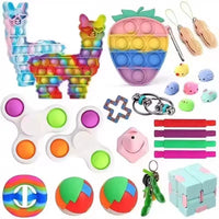 Fidget Toy Mystery Box – 300+ Styles Sensory Pop Fidget Pack for Kids