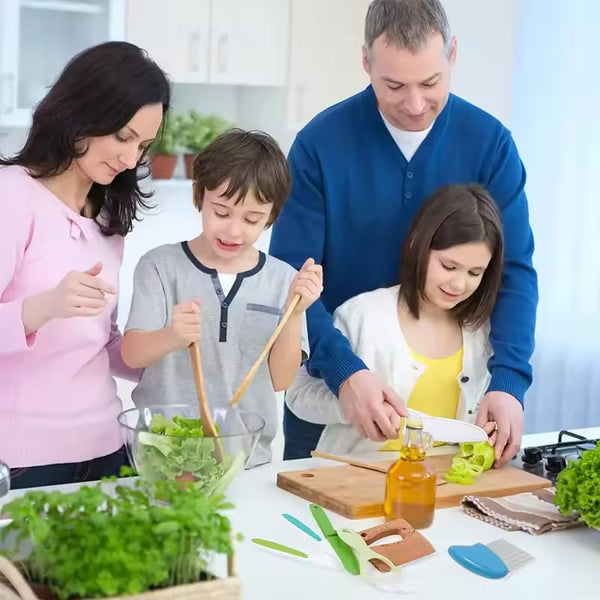 Kids Real Cooking Set – Safe Chef Kitchen Tools for Boys & Girls