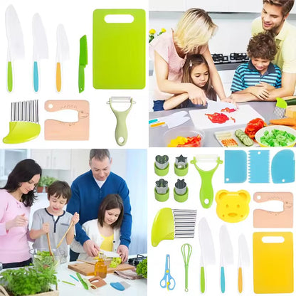 Kids Real Cooking Set – Safe Chef Kitchen Tools for Boys & Girls