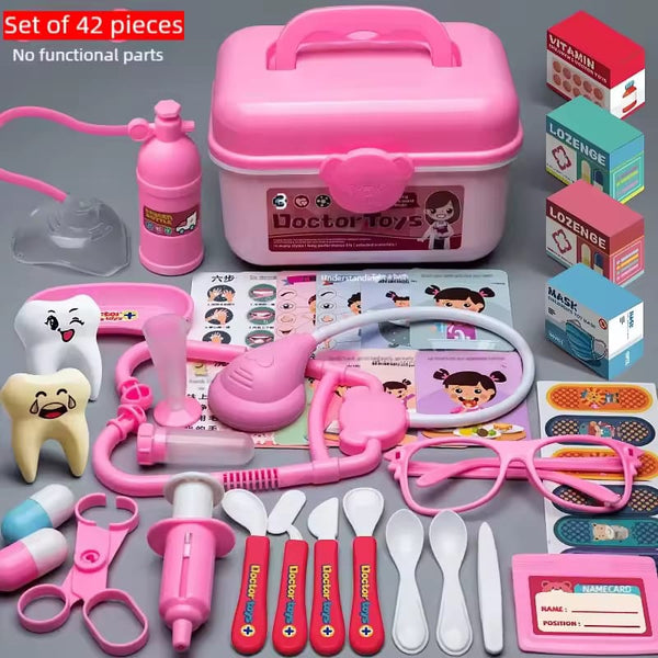 Doctor Kit for Kids – 42 Piece Pretend Play Medical Set with Light & Sound