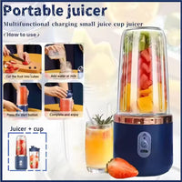 Portable Mini Blender – USB Baby Food Maker & Juicer with 6-Blade Head