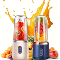 Portable Mini Blender – USB Baby Food Maker & Juicer with 6-Blade Head