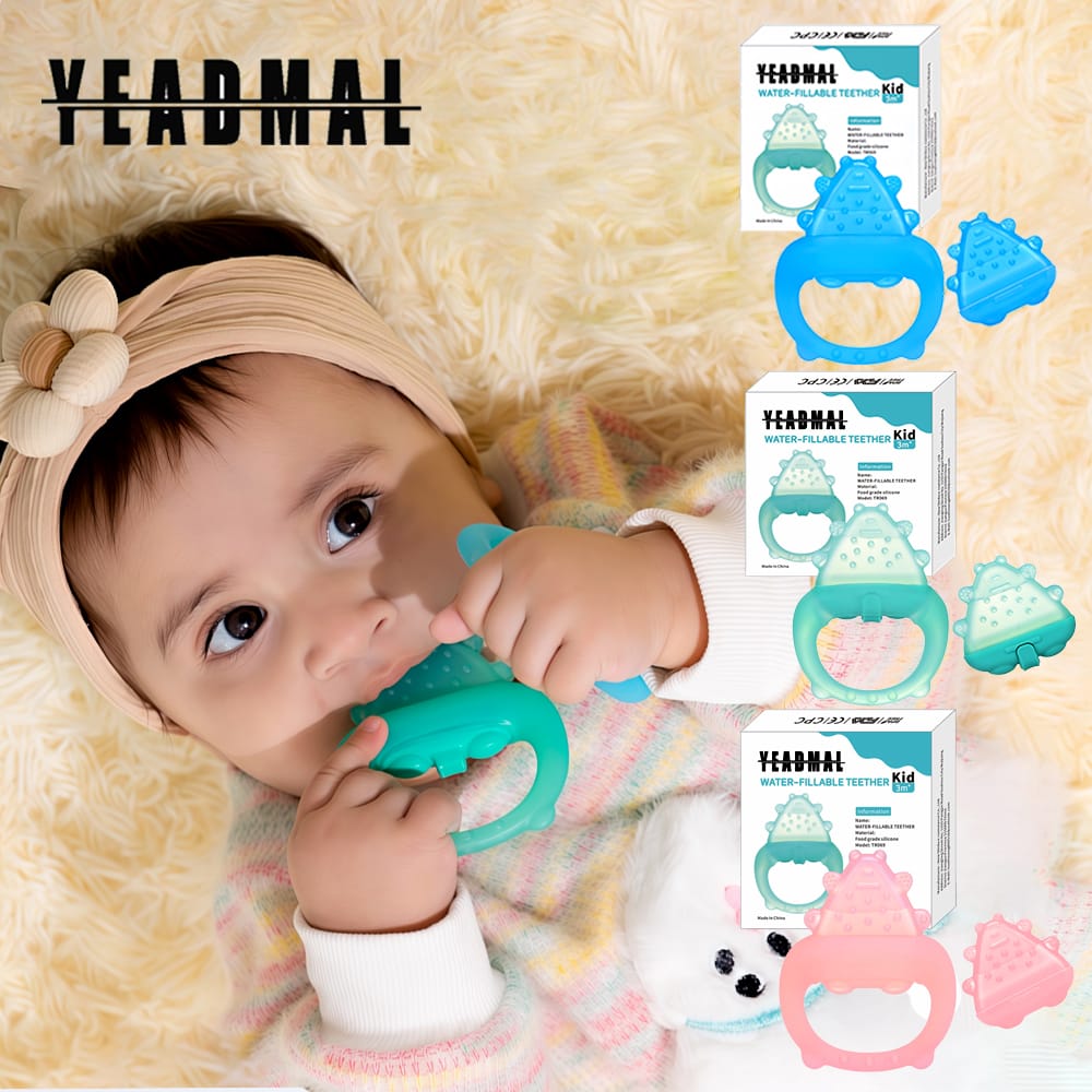 Baby Teething Toy – BPA Free Water-Fillable Silicone Teether for Infants