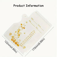 Breast Milk Storage Bags – 30 PCS BPA Free Leakproof Breastmilk Freezer Bags