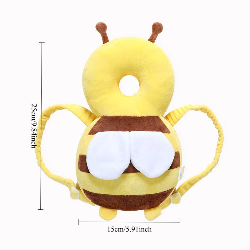 Baby Head Protection Pillow – Bee Anti-Fall Back Cushion for Infant Toddlers