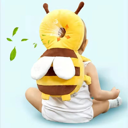 Baby Head Protection Pillow – Bee Anti-Fall Back Cushion for Infant Toddlers