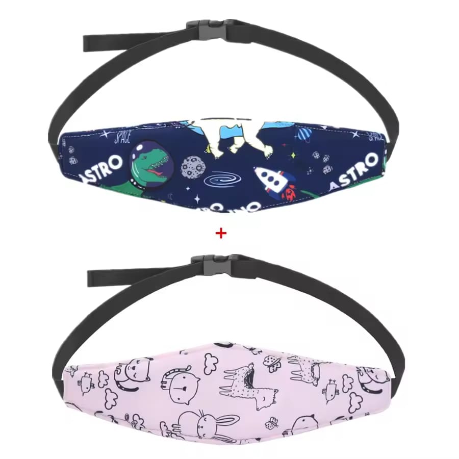 Car Seat Head Support Strap – Adjustable Baby Sleep Band for Infant & Toddler