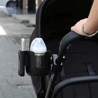 Stroller Cup Holder with Phone Holder – Universal Baby Pram Bottle Organizer