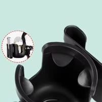 Stroller Cup Holder with Phone Holder – Universal Baby Pram Bottle Organizer