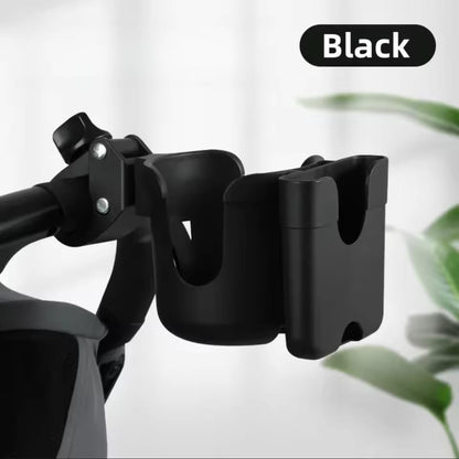 Stroller Cup Holder with Phone Holder – Universal Baby Pram Bottle Organizer