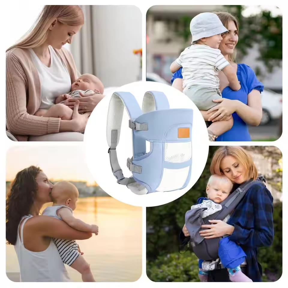 Baby Carrier Wrap Sling – Ergonomic Soft Infant Front Carrier for Newborn & Toddler