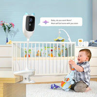 Baby Monitor with 2K HD Camera – Night Vision WiFi Video Monitor with App