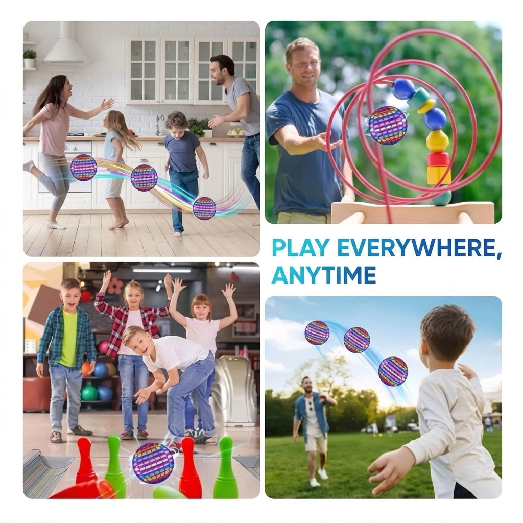 Flying Orb Ball – LED Boomerang Hover Ball Toy for Kids & Adults, Magic Flying Spinner with Lights